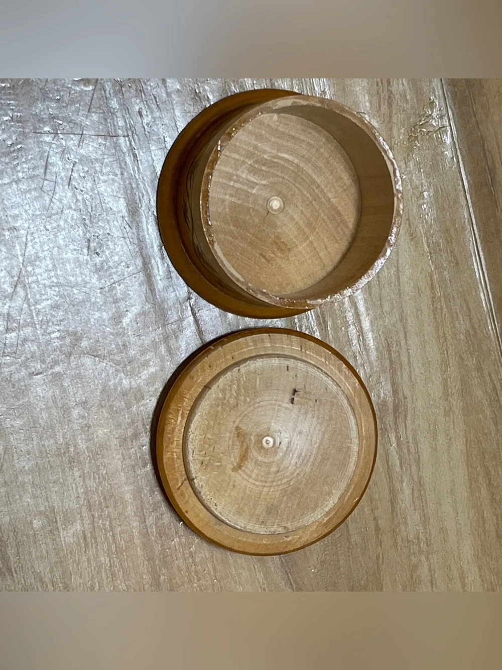 Vintage Norwegian Hand Painted Wooden Tine Boxes - Sogndal